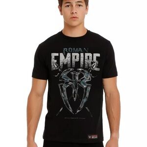 WWE Roman Empire Black Graphic Tee
